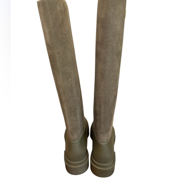 Melissa Olive Green Long Boot Flocked, Women’s Size 9 - Picture 2 of 7